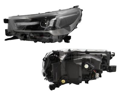 Faro izquierda f / cromado con led con lupa (Doble cabina)