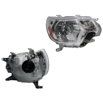 Faro derecho f / cromado mica ambar