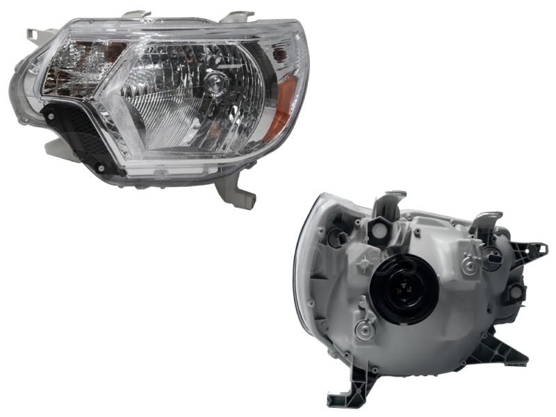 Faro izquierda f / cromado mica ambar