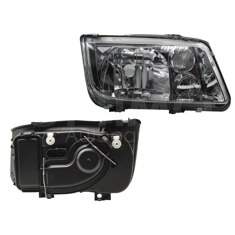 Right headlight f / chrome without lupa with cuarto white