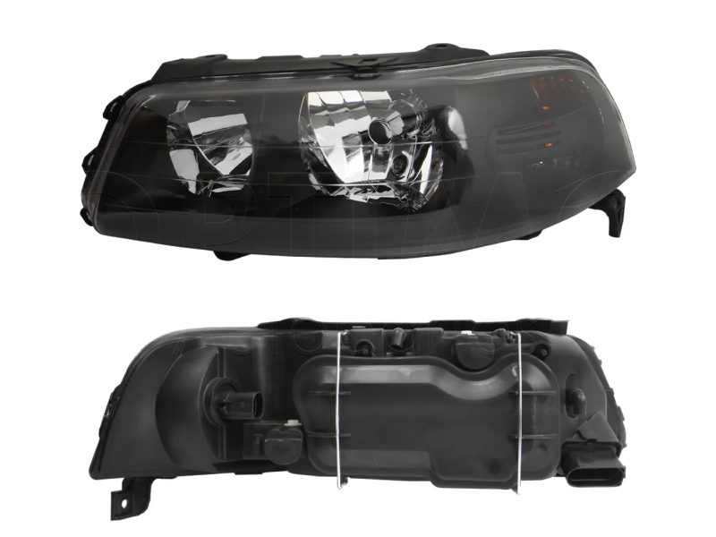 Left headlight f / black double as 2 bulbs