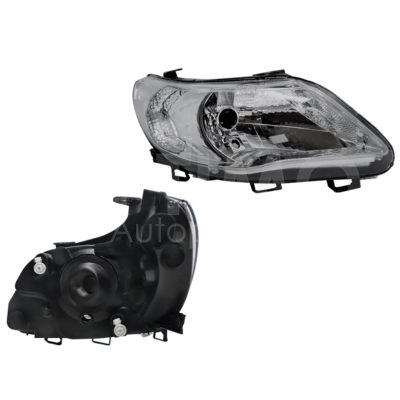 Faro derecho f / cromado un as (Saveiro 2010-2013) (Sedan / hatchback)
