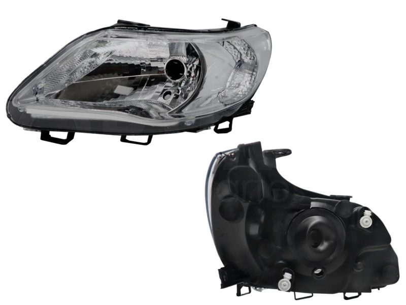 Faro izquierda f / cromado un as (Saveiro 2010-2013) (Sedan / hatchback)