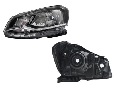 Faro izquierda f / negro filo cromo (Sedan / hatchback)