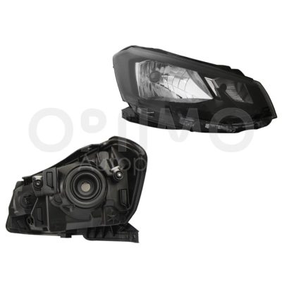 Faro derecho f / negro filo negro (Sedan / hatchback)