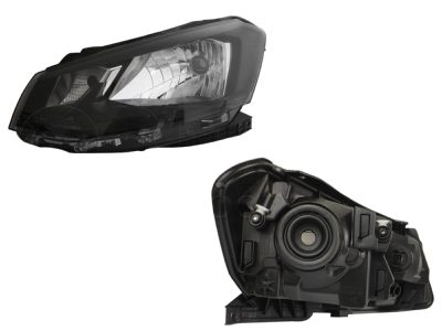 Faro izquierda f / negro con filo negro (Sedan / hatchback)