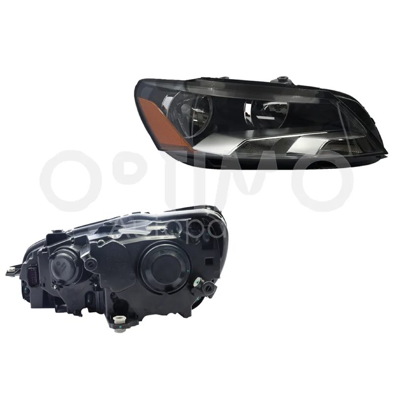 Right headlight fondo chrome with mica amber