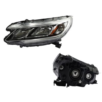 Faro izquierda f / negro sin drl con mica ambar