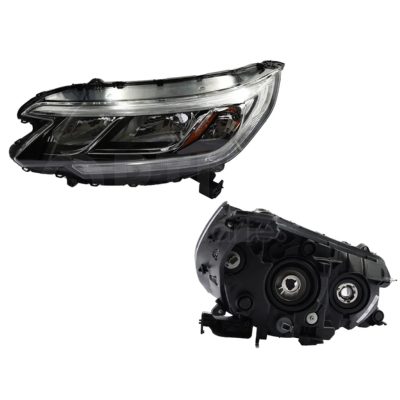 Faro izquierda f / negro con drl con mica ambar