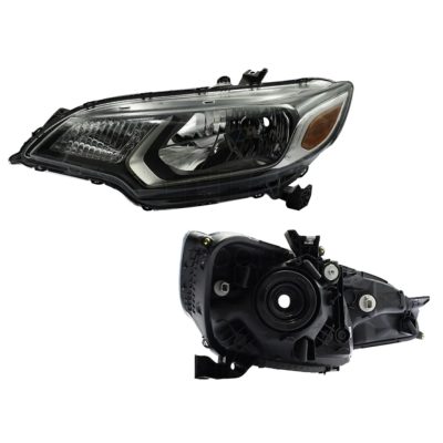 Faro izquierda f / negro con mica ambar