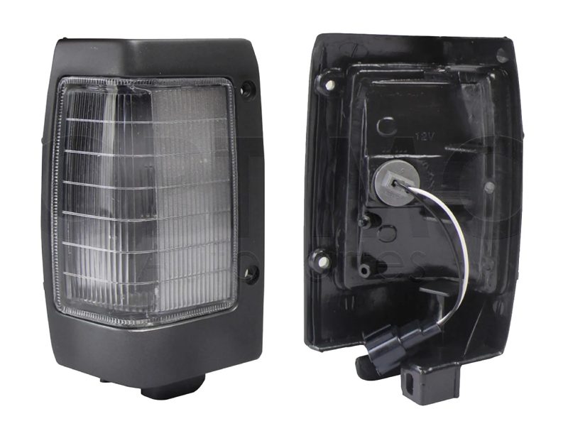 Cuarto esq izquierda gris sombreado con arnes (Empaque / 2 piezas)