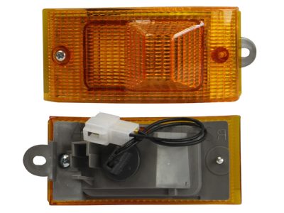 Cuarto lateral izquierda ambar con arnes (Empaque / 20 piezas)