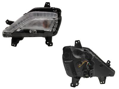 Faro aux izquierda con foco con led (Nueva linea)