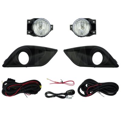 Kit faro aux with cables with rejillas negras filo black with bulbs