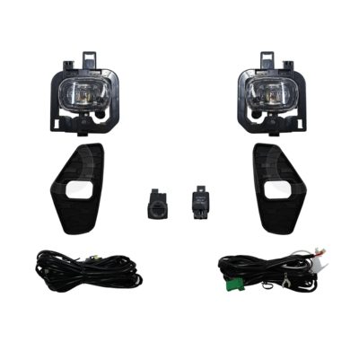 Kit faro aux con led con cables con rejillas negros