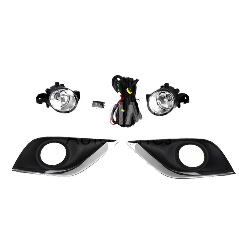 Kit faro aux con cables con rejillas filo cromo con focos (V-drive 2020-2025)