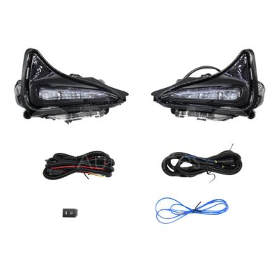 Kit faro aux con led con cables con bases