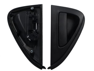 Manija exterior trasero izquierda negra porosa (Nueva linea)