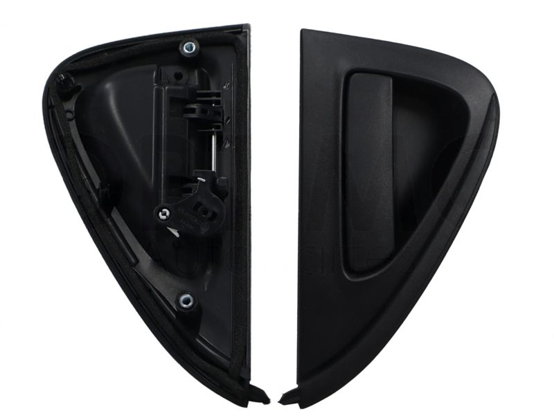 Manija exterior trasero izquierda negra porosa (Nueva linea)