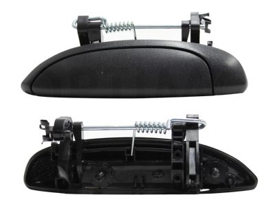 Manija exterior delantero / trasero izquierda negra porosa (Aprio 2008-2010 / rn clio 2002-2010)