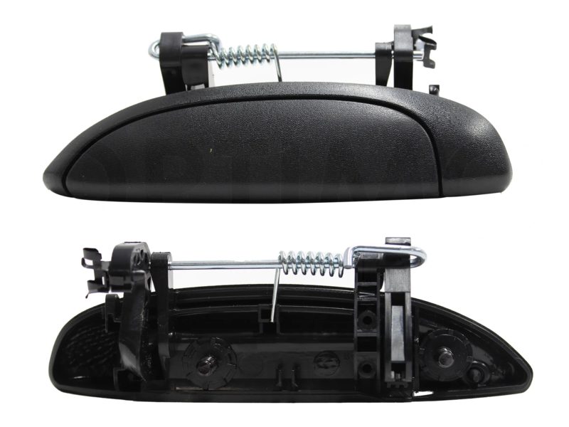 Manija exterior delantero / trasero izquierda negra porosa (Aprio 2008-2010 / rn clio 2002-2010)