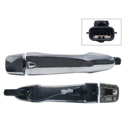 Manija exterior delantero derecho cromada con sensor sin hoyo para cilindro (X-trail 2015-2022)