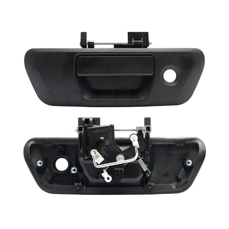 Door handle tapa batea black porosa with hole for cilindro without hole for camara (Frontier SE)
