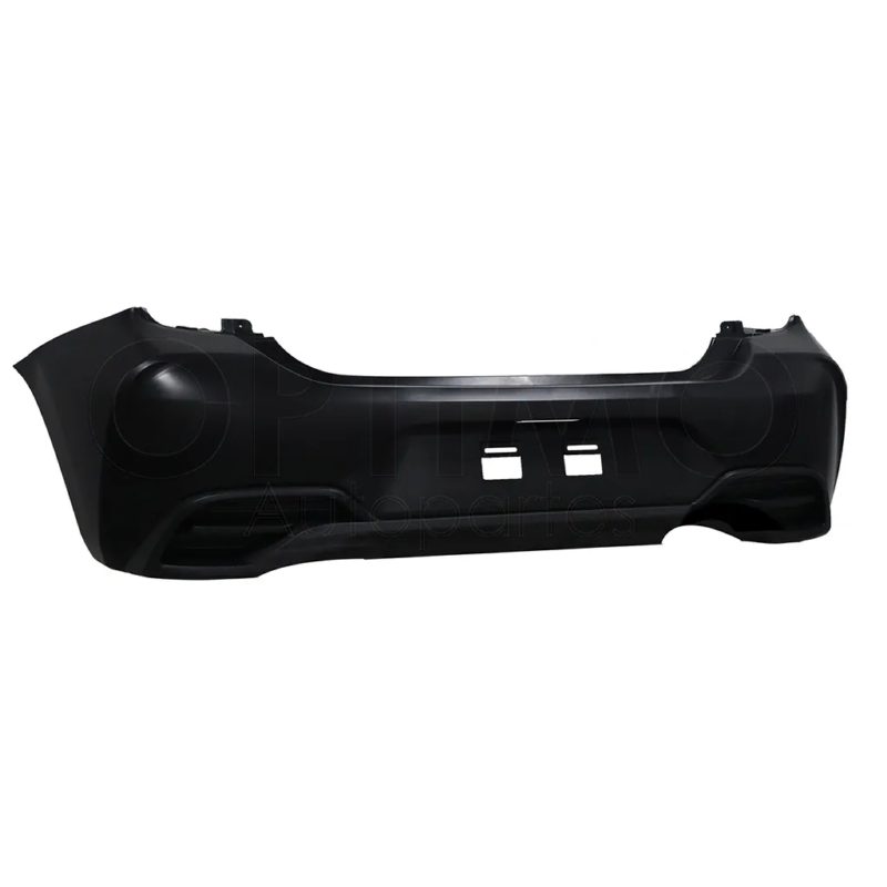 Rear bumper cover without hole for sensor with spoiler lower nacional