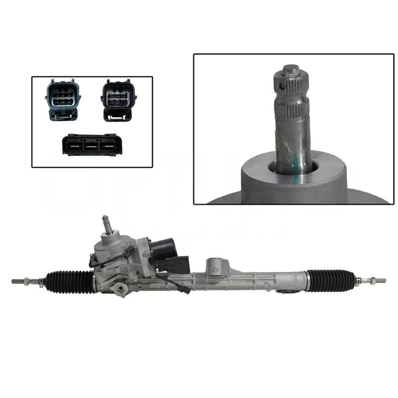Steering gearbox electronica with / modulo with / inner tie rods without / tie rod ends