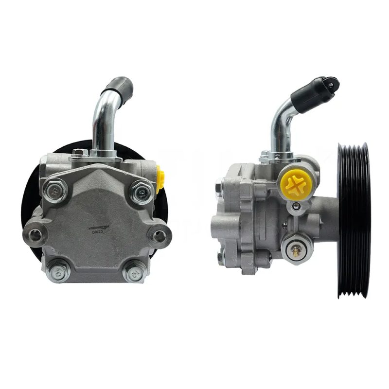 Hydraulic power steering pump without / reservoir with / pulley