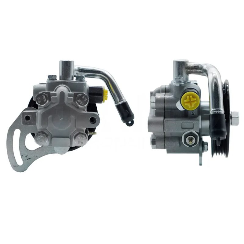 Hydraulic power steering pump without / reservoir with / pulley with / mount metal