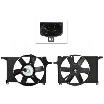 Motoventilador completo con / aire con / tolva 2 pines sin / resistencia (Monza-swing 1994-2012 / chevy pick-up 1997-2003)