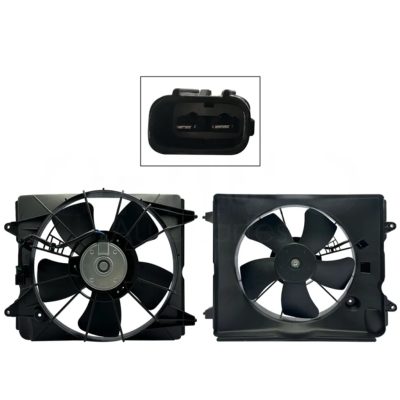 Motoventilador completo para radiador con tolva 2 pines sin resistencia