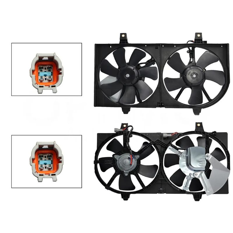 Motoventilador completo con / aire con / tolva 4 pines sin / resistencia 2CONECTORES (2ASPAS)