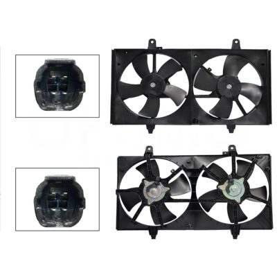 Motoventilador completo con / aire con / tolva 4 pines sin / resistencia 2CONECTORES (Maxima 2004-2008) (2ASPAS)