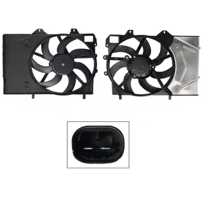 Motoventilador completo con / aire con / tolva 2 pines sin / resistencia (PG-207 2008-2018 / PG-208-2008 2014-2017)