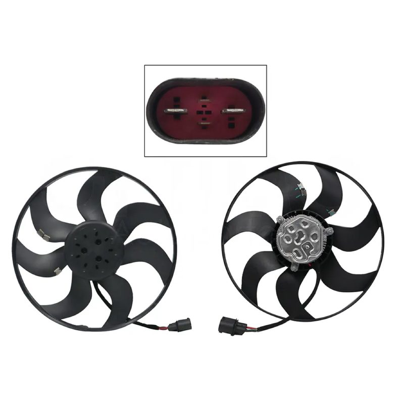 Motoventilador con / s aire sin / tolva 4 pines sin / resistencia (Polo-toledo 2013-2019 / ad A1 2010-2019) (Motor dc / aspa)