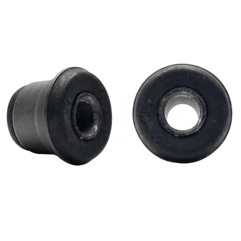 Small upper metal round control arm bushing with / ceja