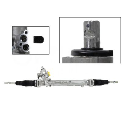 Caja de direccion hidraulica con / bieletas sin / terminales con / servotronic orificio superior / 18 mm inferior / 14 mm